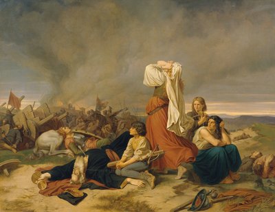 Bitwa pod Lipanami 30 maja 1434 r. 1868 r. autorstwa Christian Ruben
