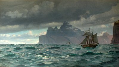 Przylądek Północny, Islandia, 1884 autorstwa Christian Vigilius Blache