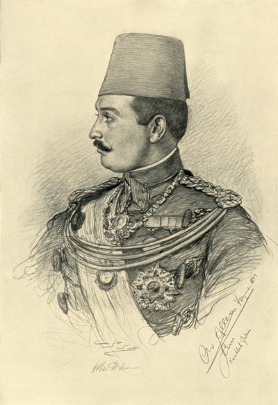 Abbas II Helmy Bey, Pałac Koubbeh, Kair, Egipt, 1898. autorstwa Christian Wilhelm Allers