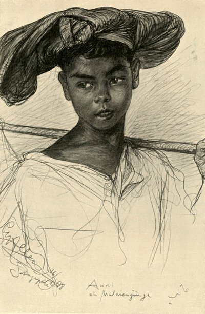 Wszyscy - Malayan Boy, Singapur, 1898. autorstwa Christian Wilhelm Allers