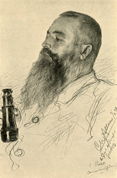 Kapitan Protet z parowca „Godavery”, 1898. autorstwa Christian Wilhelm Allers