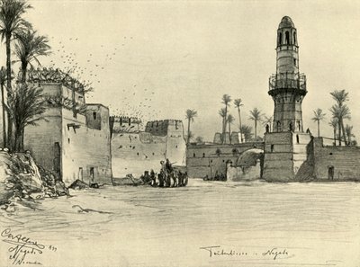 Domy w Nagadzie, Egipt, 1898. autorstwa Christian Wilhelm Allers