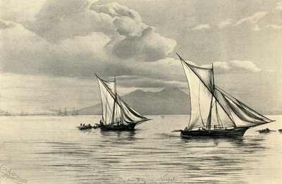 W Zatoce Neapolitańskiej, 1898. autorstwa Christian Wilhelm Allers
