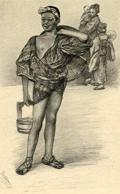 Japoński chłopiec, 1898. autorstwa Christian Wilhelm Allers