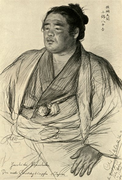 Konishiki Yasokichi, 1898. autorstwa Christian Wilhelm Allers