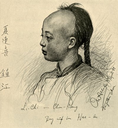 Li-Chi z Chinkiang, Chiny, 1898. autorstwa Christian Wilhelm Allers