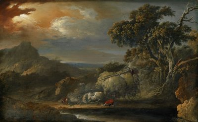 Burzliwy krajobraz autorstwa Christian Wilhelm Ernst Dietrich