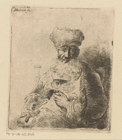 Popiersie żydowskiego księdza autorstwa Christian Wilhelm Ernst Dietrich