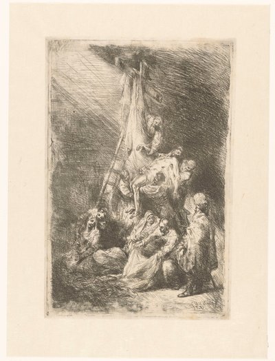 Zejście z krzyża autorstwa Christian Wilhelm Ernst Dietrich