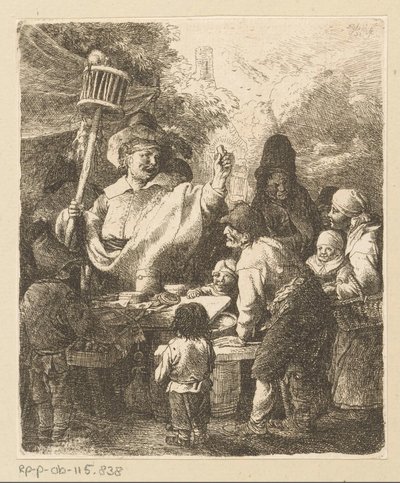 sprzedawca trucizny na szczury autorstwa Christian Wilhelm Ernst Dietrich