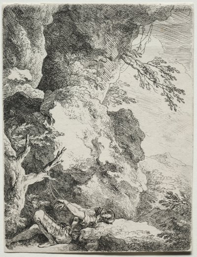 Św. Wilhelm, Pustelnik Św. autorstwa Christian Wilhelm Ernst Dietrich