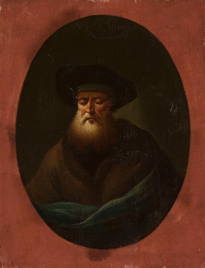 Starzec z niebieską materią autorstwa Christian Wilhelm Ernst Dietrich