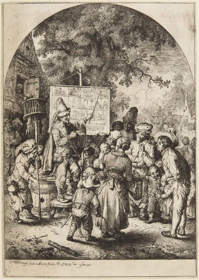 Śpiewak ballad autorstwa Christian Wilhelm Ernst Dietrich