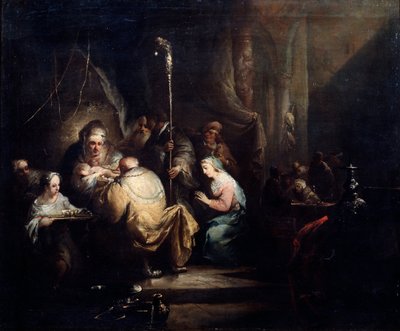 Obrzezanie, 1763. autorstwa Christian Wilhelm Ernst Dietrich