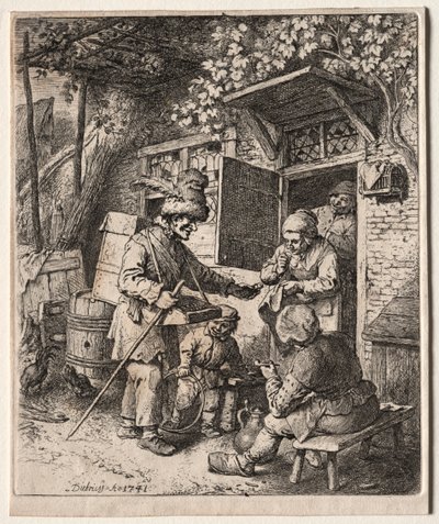 Peddlar, 1741. autorstwa Christian Wilhelm Ernst Dietrich