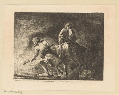 Lot do Egiptu autorstwa Christian Wilhelm Ernst Dietrich