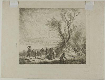 Obóz wędrowców autorstwa Christian Wilhelm Ernst Dietrich