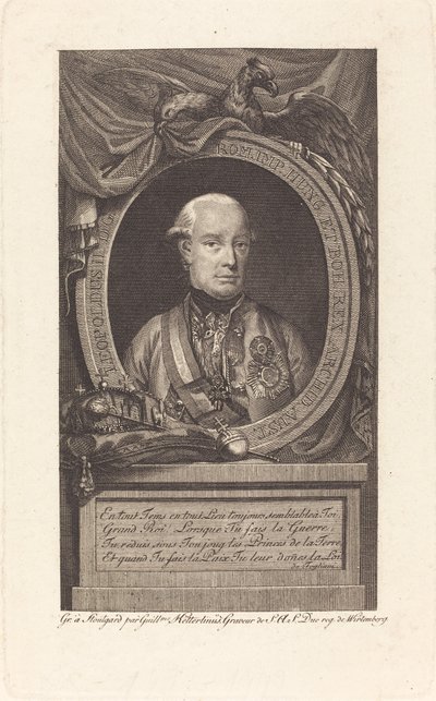 Leopold II, cesarz rzymski autorstwa Christian Wilhelm Ketterlinus