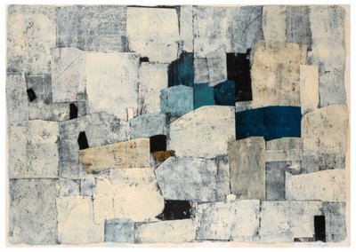 Cytadela, 2017 (monotypia na papierze) autorstwa Christina Fedyk