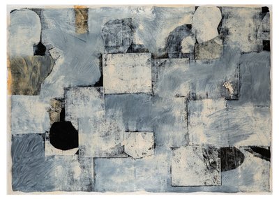 Mortal Majestic, 2017 (monodruk/malarstwo na papierze) autorstwa Christina Fedyk