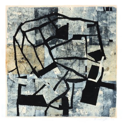 North Key, 2016 (monotypia na papierze) autorstwa Christina Fedyk