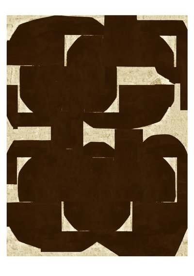 Ouroboros, 2020 (monoprint) autorstwa Christina Fedyk