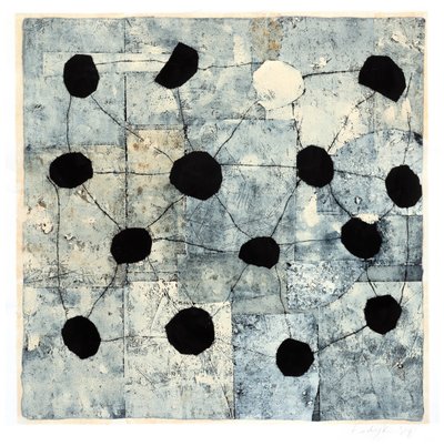 Union, 2017 (monotypia na papierze) autorstwa Christina Fedyk