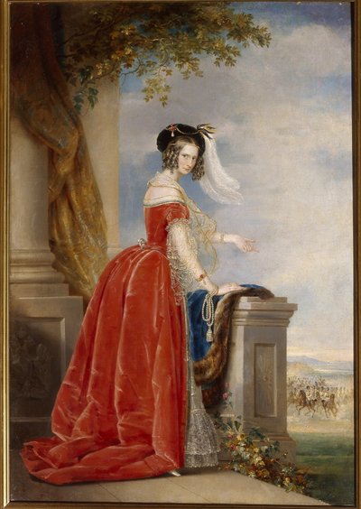 Portret cesarzowej Aleksandry Fiodorownej, po 1840 r. autorstwa Christina Robertson