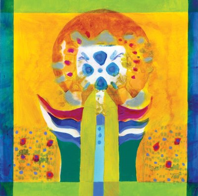 Protector, ok. 2009 (akryl na panelu) autorstwa Christina Saj