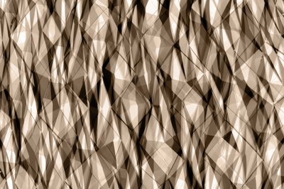 Abstrakcyjna geometria w odcieniach sepii autorstwa Christina Sillen
