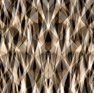 Ciepła abstrakcja geometryczna autorstwa Christina Sillen