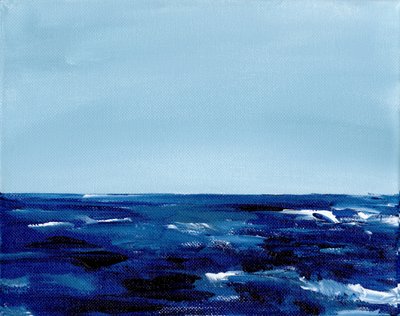 Głęboki błękitny horyzont autorstwa Christine Lindstrom
