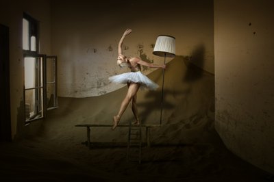 Pusty pokój baleriny autorstwa Christine von Diepenbroek