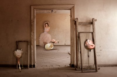 Marzenie o balecie flamingów autorstwa Christine von Diepenbroek