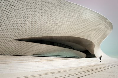 Biała listwa architektoniczna autorstwa Christine von Diepenbroek