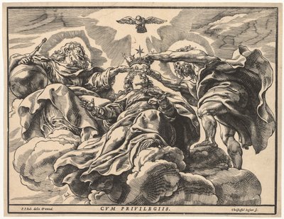 Koronacja Matki Boskiej, 1632-36. autorstwa Christoffel Jegher