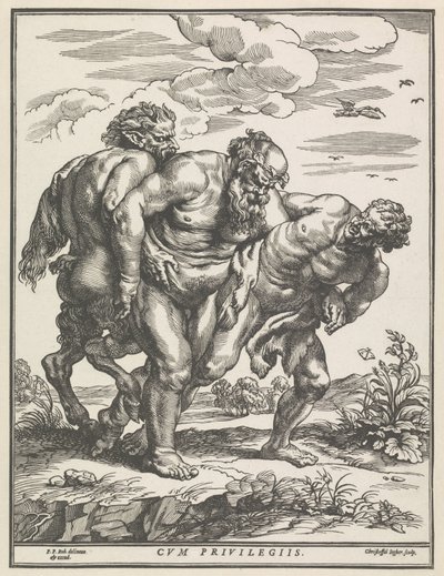 Dronken Silenus autorstwa Christoffel Jegher