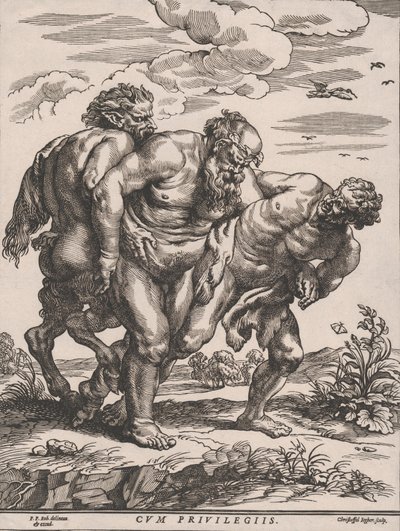 Marsz Silenusa, ca. 1652. autorstwa Christoffel Jegher