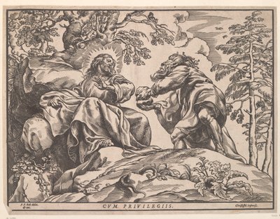 Kuszenie Chrystusa autorstwa Christoffel Jegher