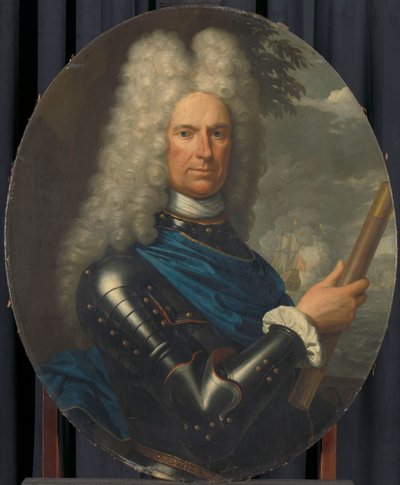 Portret kontradmirała Arenta van Buren autorstwa Christoffel Lubienitzki