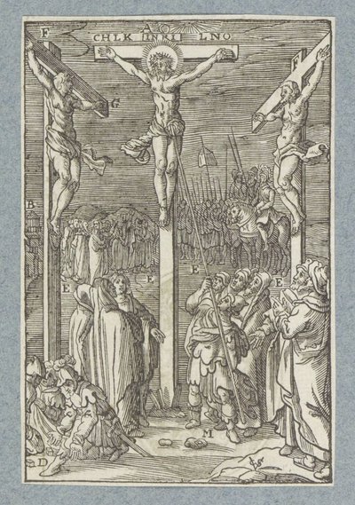 Chrystus na krzyżu autorstwa Christoffel van Sichem (II)