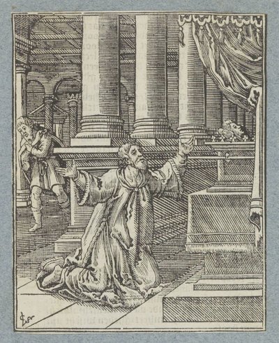 Pokuta i kara Dawida autorstwa Christoffel van Sichem (II)