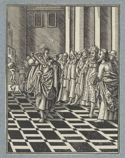 Jeremiasz i jarzmo babilońskie’ autorstwa Christoffel van Sichem (II)