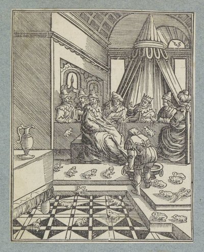 Plaga żab autorstwa Christoffel van Sichem (II)