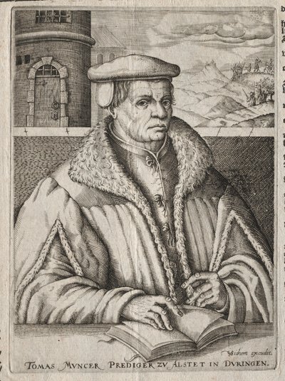 Portret Thomasa Munzera, 1609. autorstwa Christoffel van Sichem
