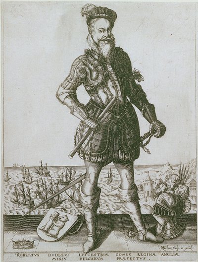 Robert Dudley autorstwa Christoffel van the Elder Sichem