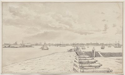 Widok z Baterii w kierunku Miasta autorstwa Christoffer Wilhelm Eckersberg