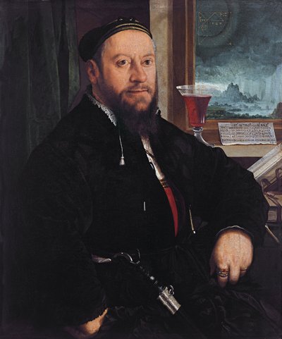 Portret Matthäusa Schwarza autorstwa Christoph Amberger