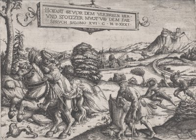 Duma idzie przed upadkiem, 1531. autorstwa Christoph Bockstorffer
