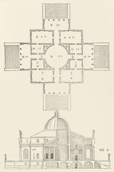 Cztery księgi architektury autorstwa Andrei Palladio, 1570 autorstwa Christoph Krieger
